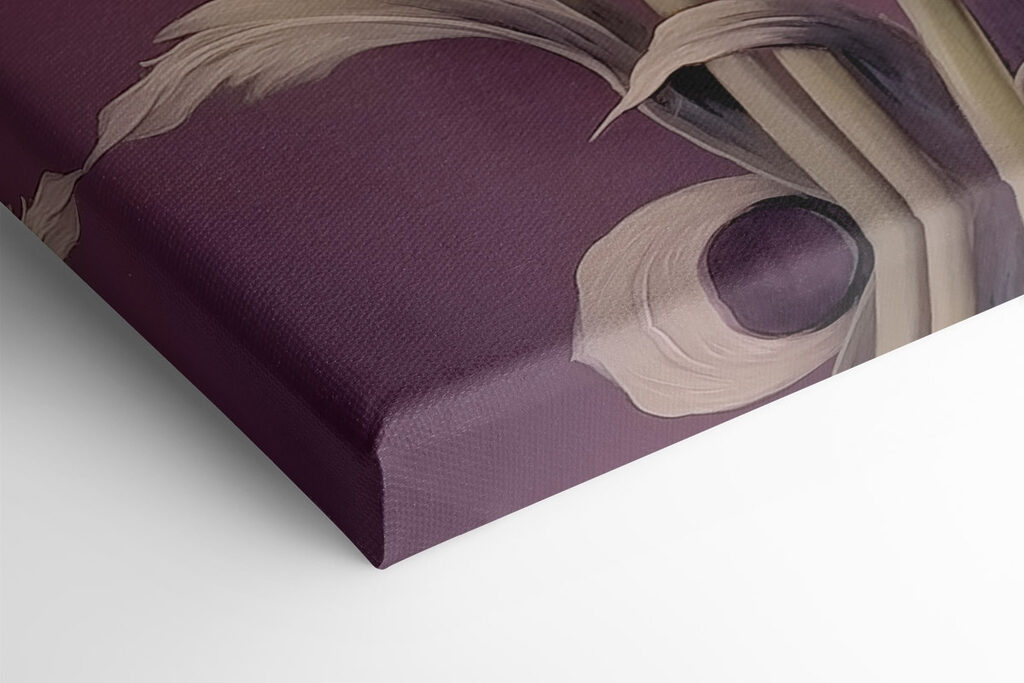 Painting of pink tulips Painting of pink tulips