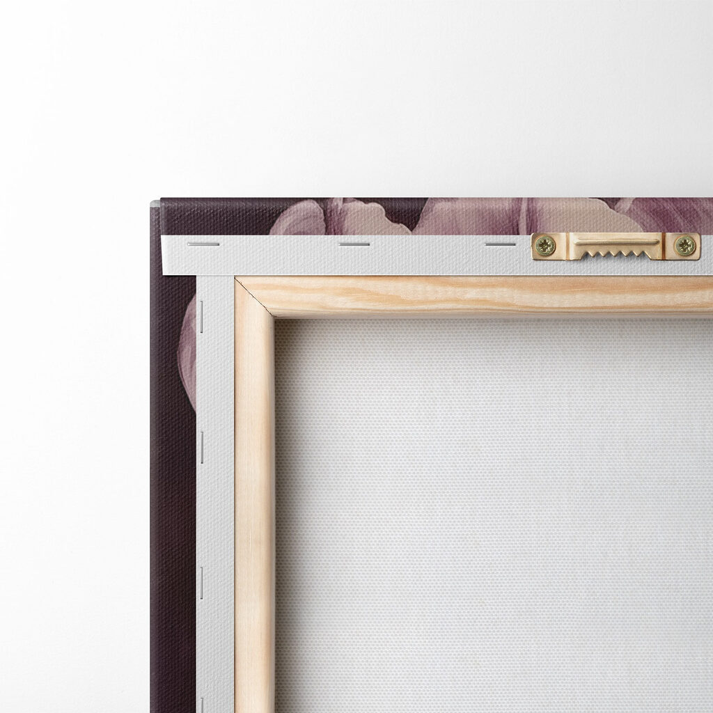 Painting of pink tulips Painting of pink tulips