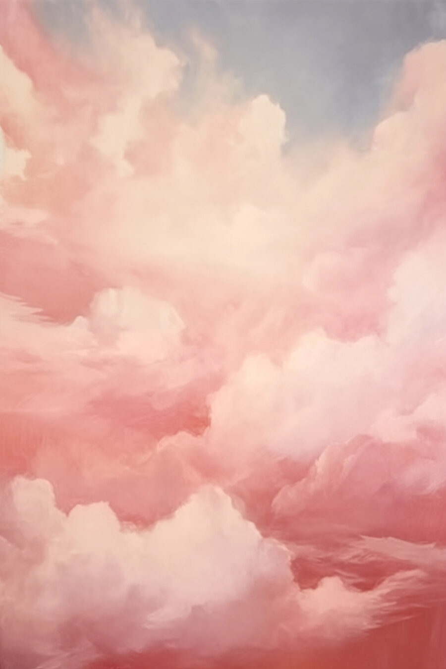 Roze wolken in de lucht Roze wolken in de lucht
