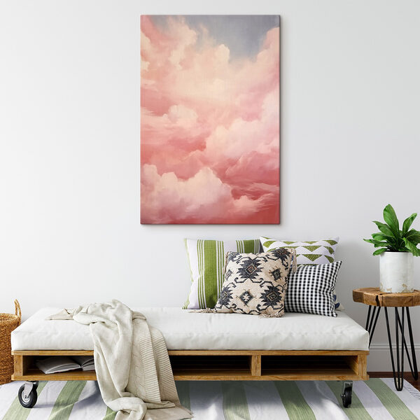 Roze wolken in de lucht Roze wolken in de lucht