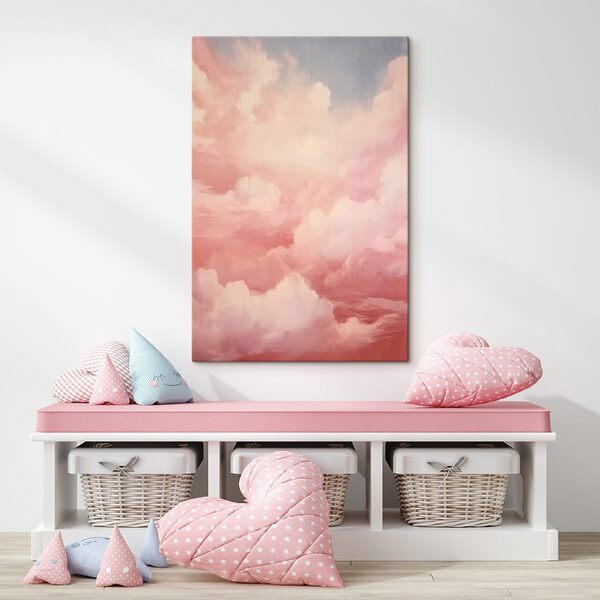 Roze wolken in de lucht Roze wolken in de lucht
