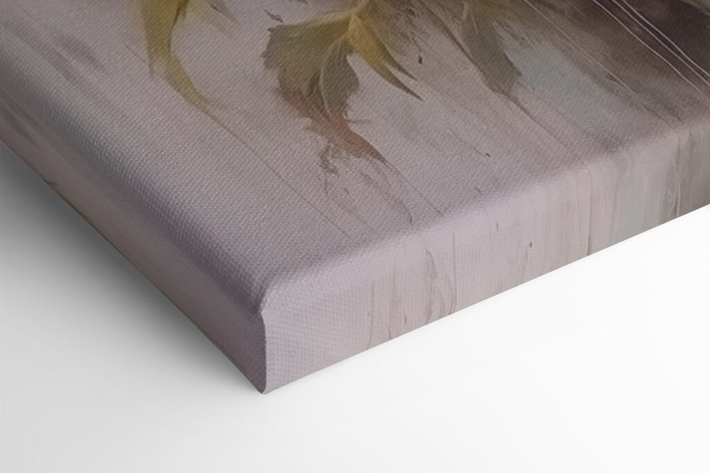 Painting of pink flowers