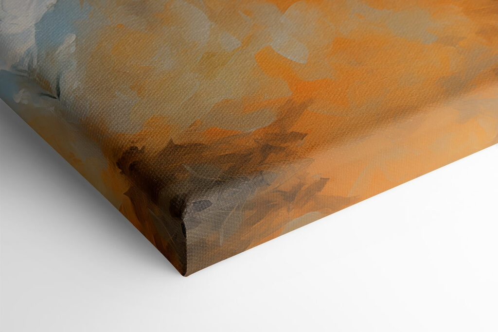 Pair of white ducks with orange beaks