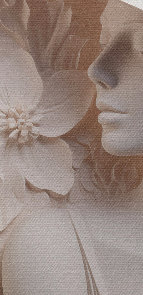 Beeld van een vrouw met hoed Beeld van een vrouw met hoed