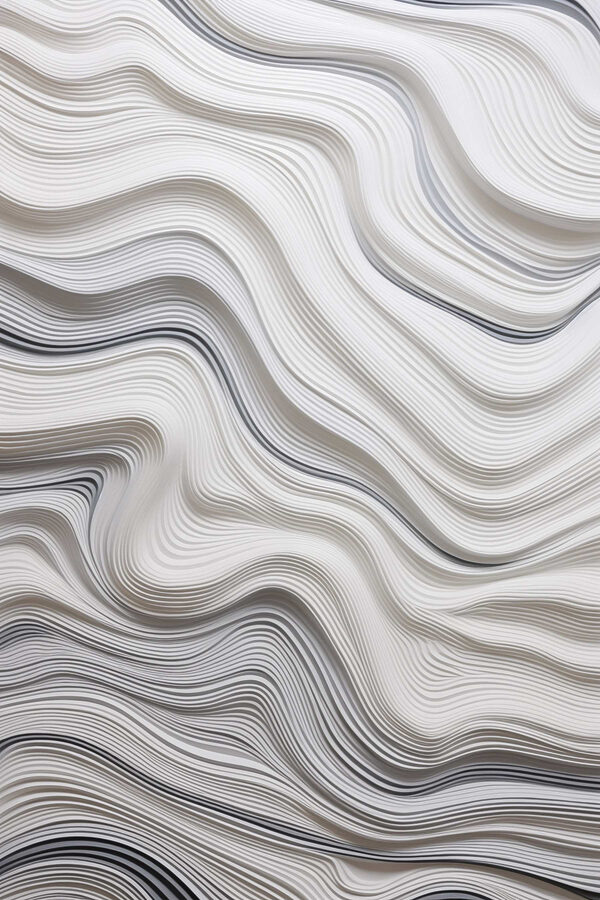 White and black wavy lines White and black wavy lines