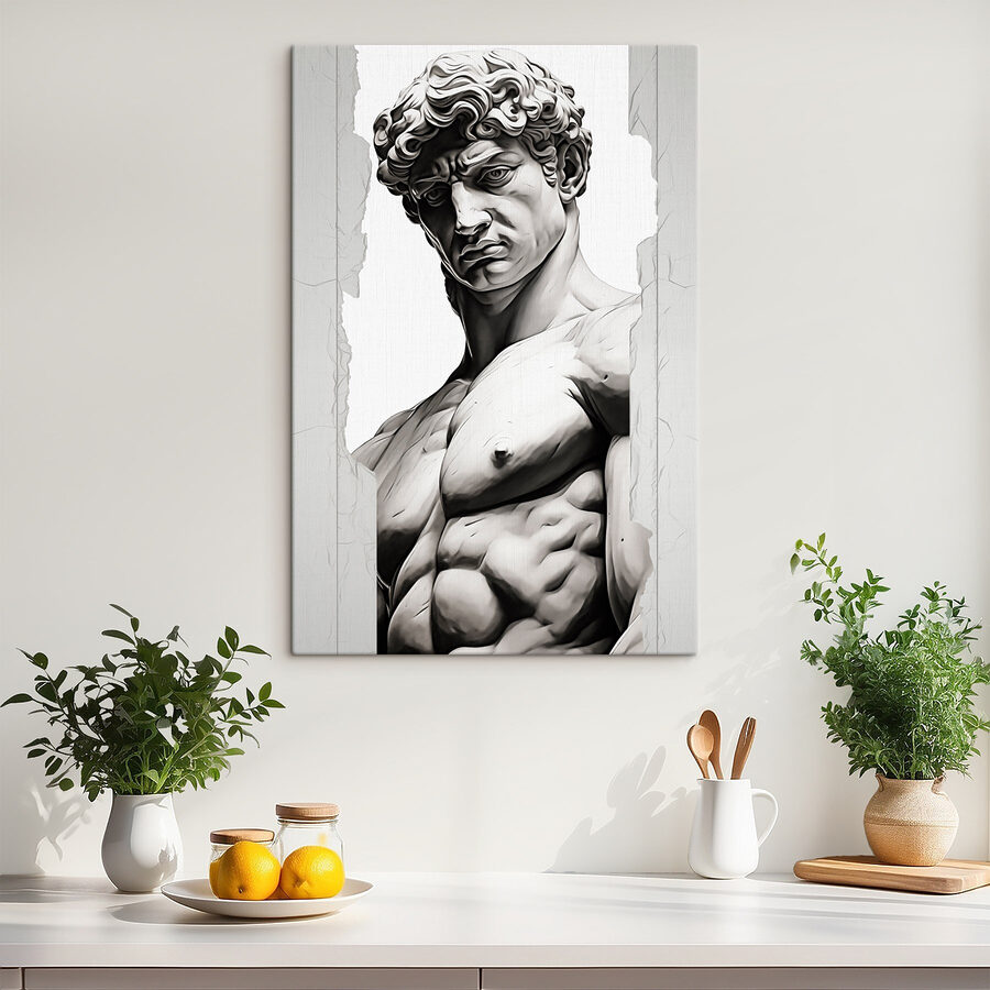 Standbeeld van een man