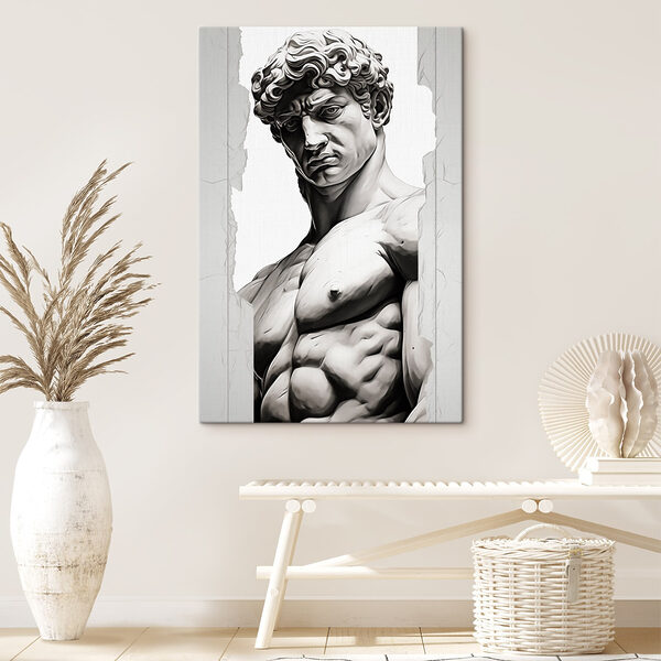 Standbeeld van een man Standbeeld van een man