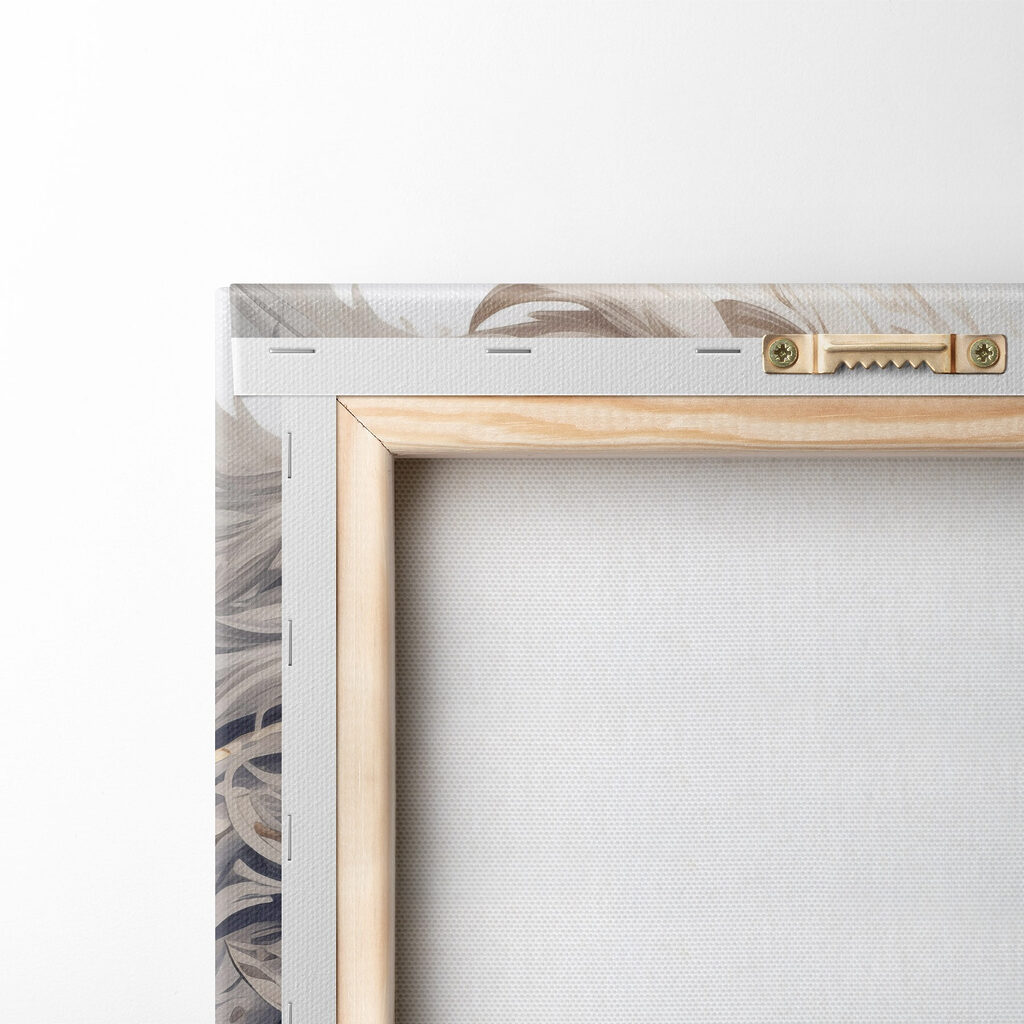 Lion with a decorative mane