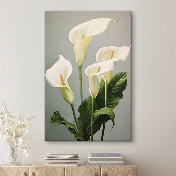 Elegante witte bloemen in zacht licht Elegante witte bloemen in zacht licht