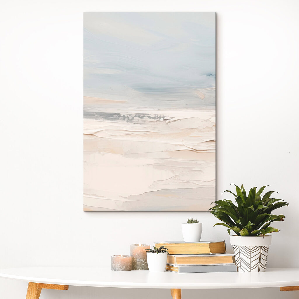 White and blue sky with clouds