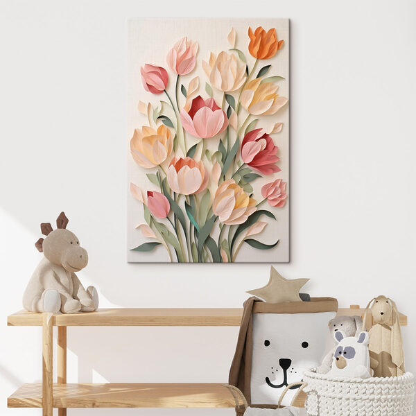 Knip bloemen uit papier Knip bloemen uit papier