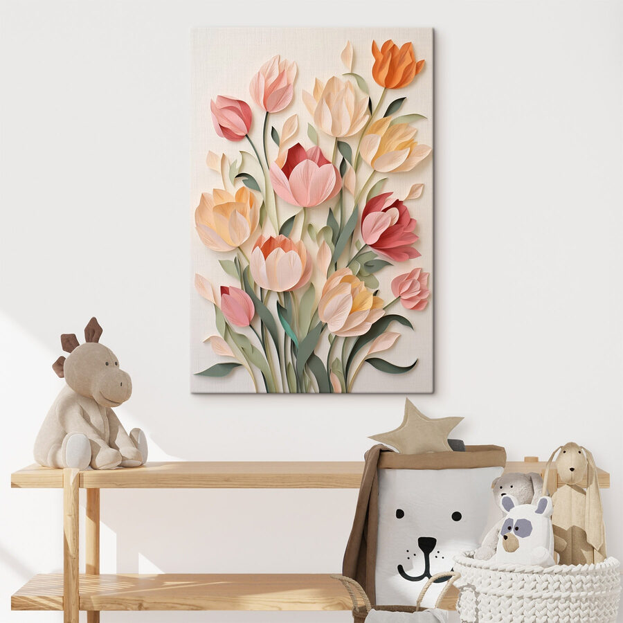 Knip bloemen uit papier