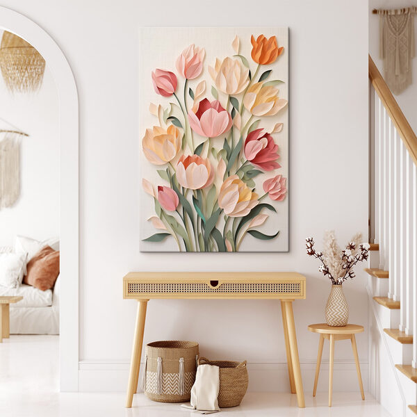 Knip bloemen uit papier Knip bloemen uit papier