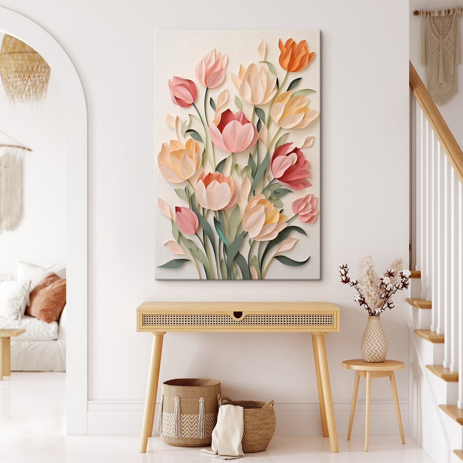 Knip bloemen uit papier