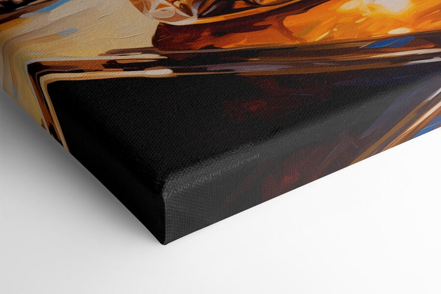 Glas amberkleurige vloeistof met ijsblokjes Glas amberkleurige vloeistof met ijsblokjes
