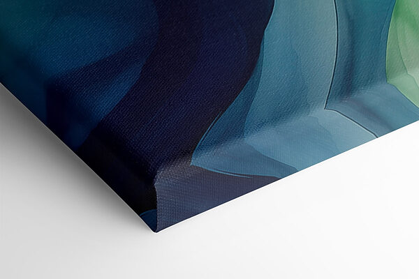 Vloeiende golven van blauw en groen. Vloeiende golven van blauw en groen.