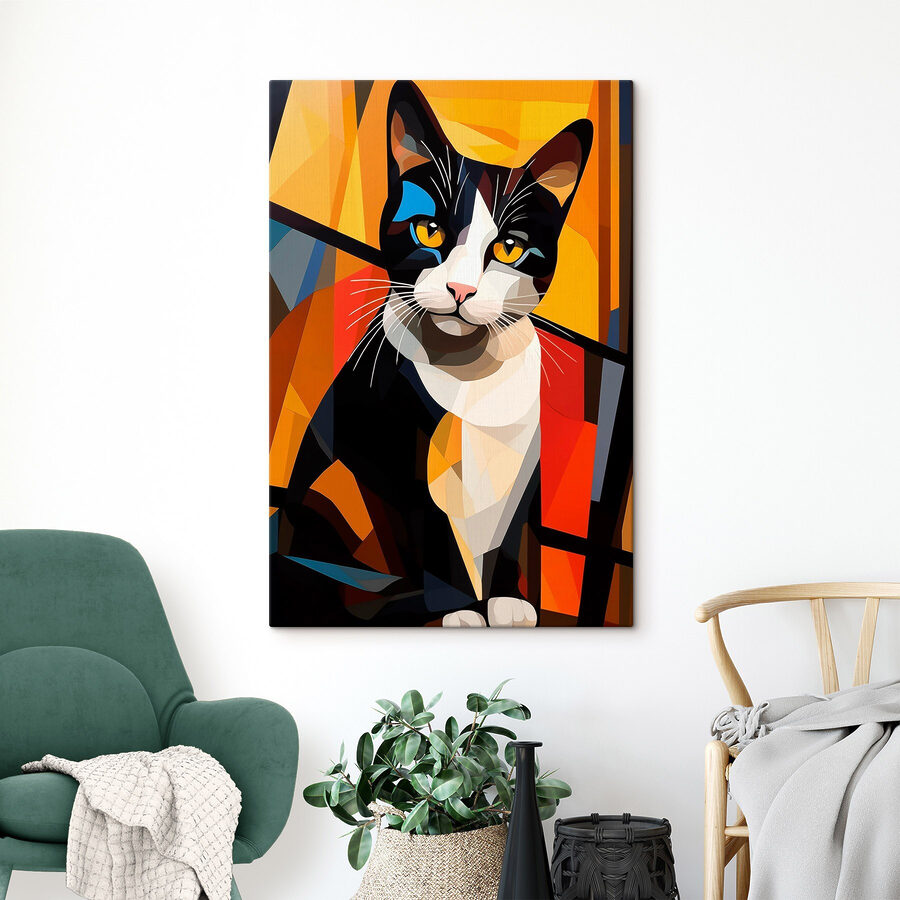 Kat met gele ogen