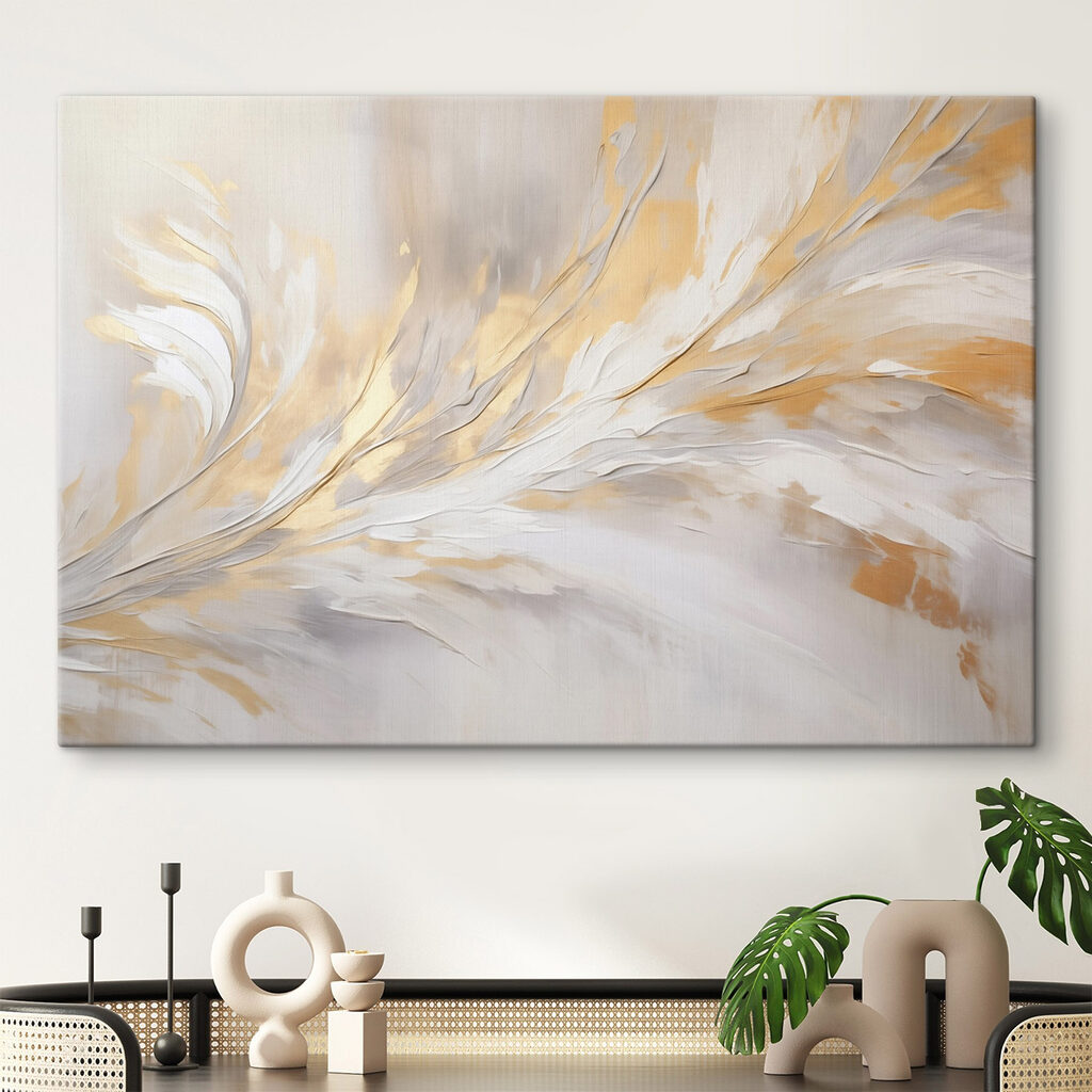 Abstract swirls of warm tones