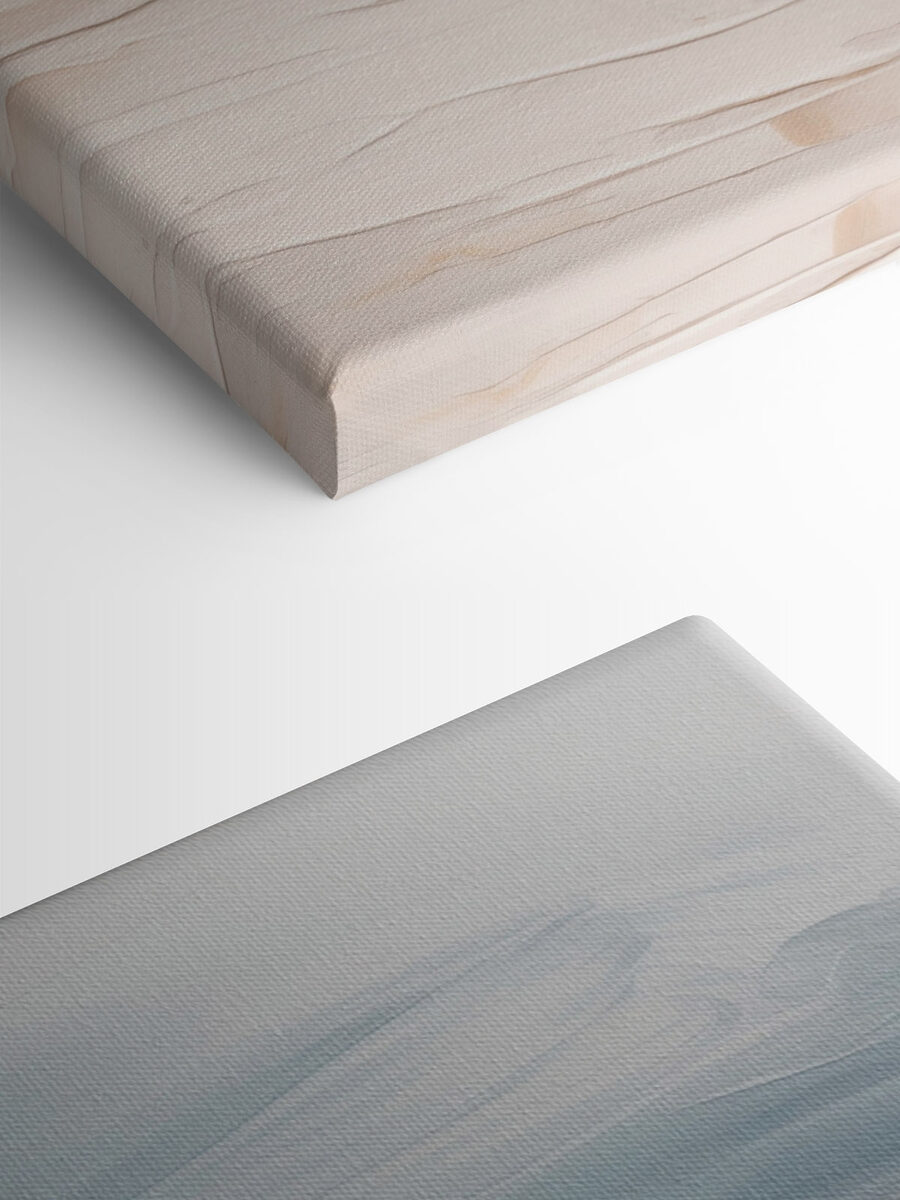 Abstracte golven in zachte pasteltinten