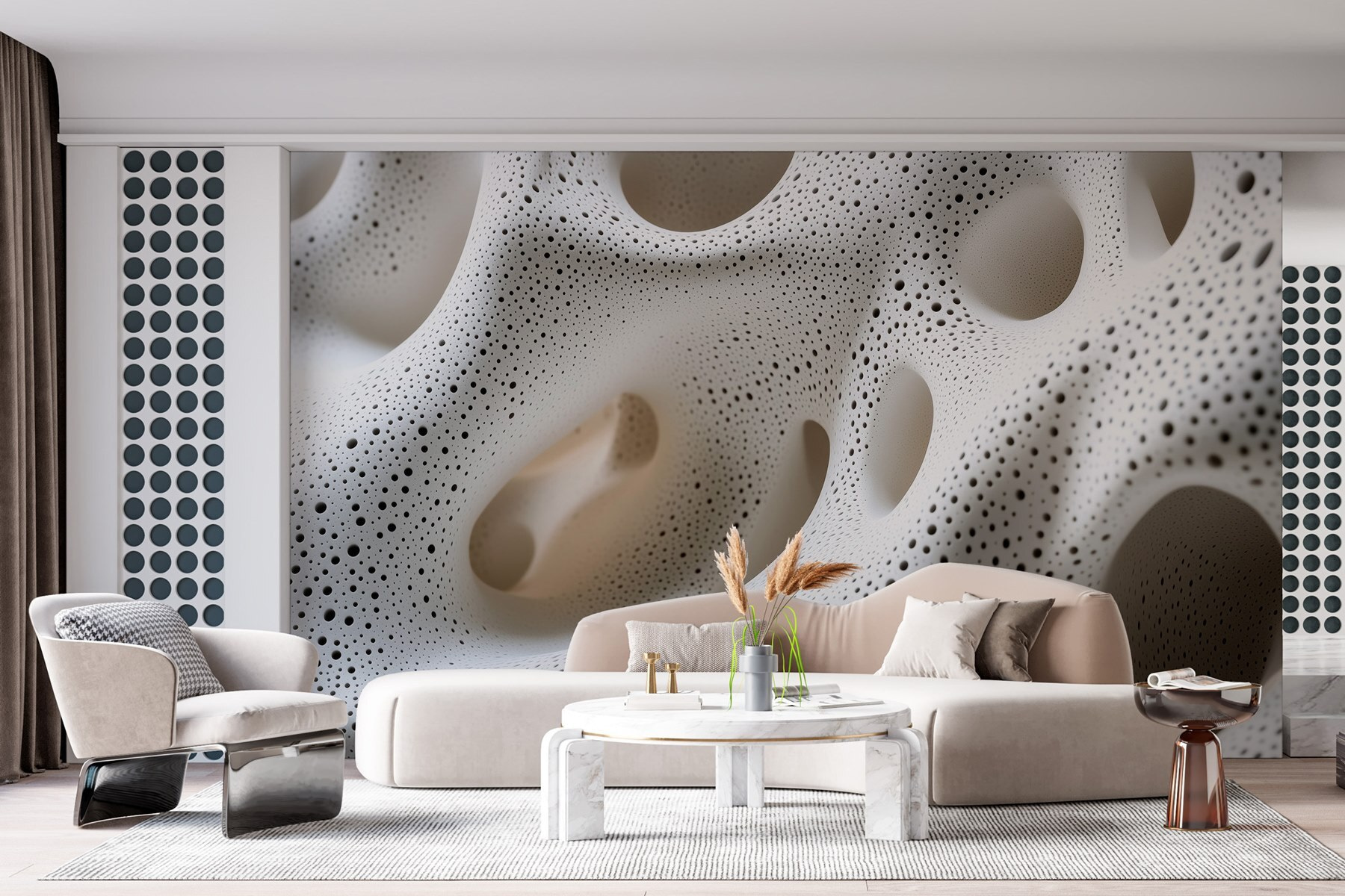 Abstract texture with intriguing patterns