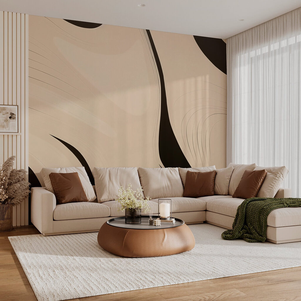 Black and white swirly pattern