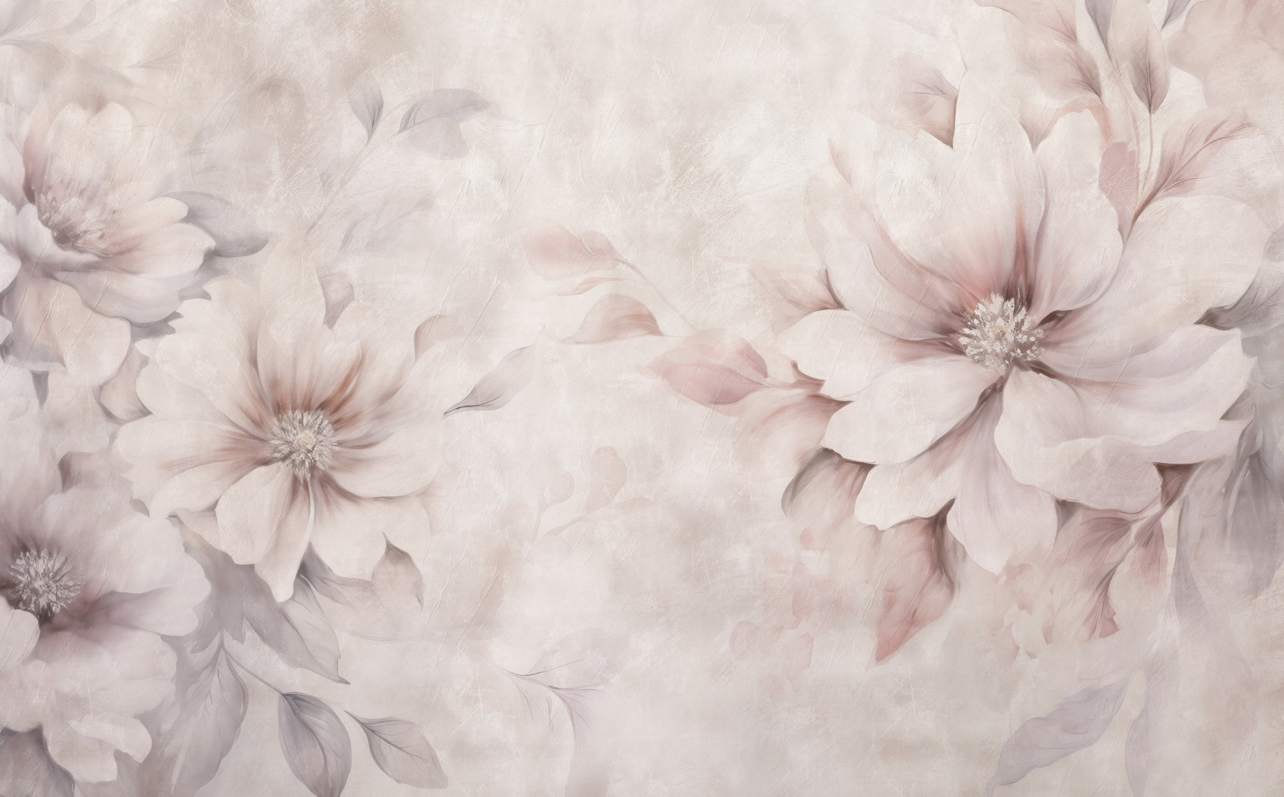 Soft blooms on a delicate background