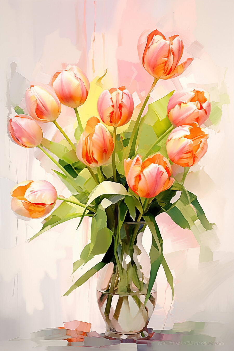 Vaas met bloemen