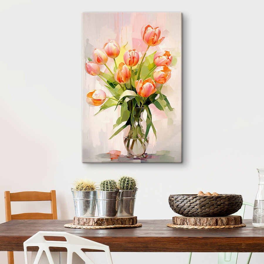 Vaas met bloemen