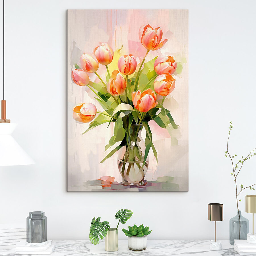 Vaas met bloemen