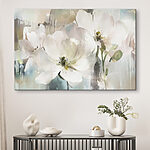 Delicate bloemen in zachte kleuren Canvas Schilderijen Delicate bloemen in zachte kleuren
