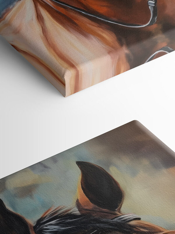 Schilderij van een paard Schilderij van een paard