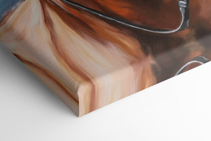 Schilderij van een paard Schilderij van een paard