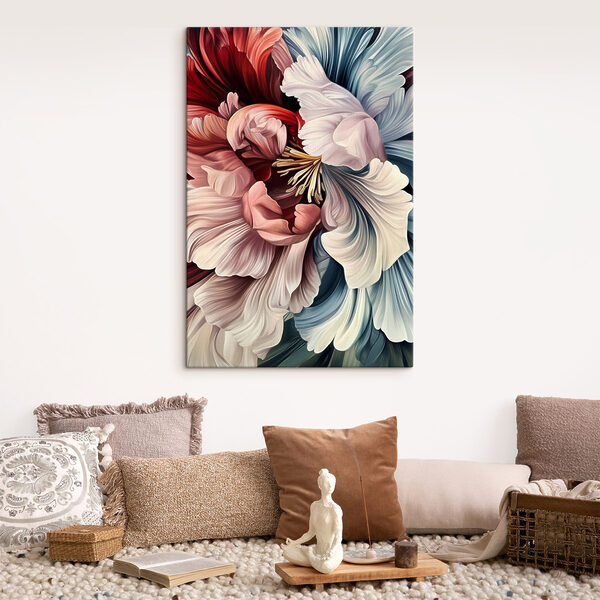 Levendige bloemen in harmonieuze omhelzing Levendige bloemen in harmonieuze omhelzing