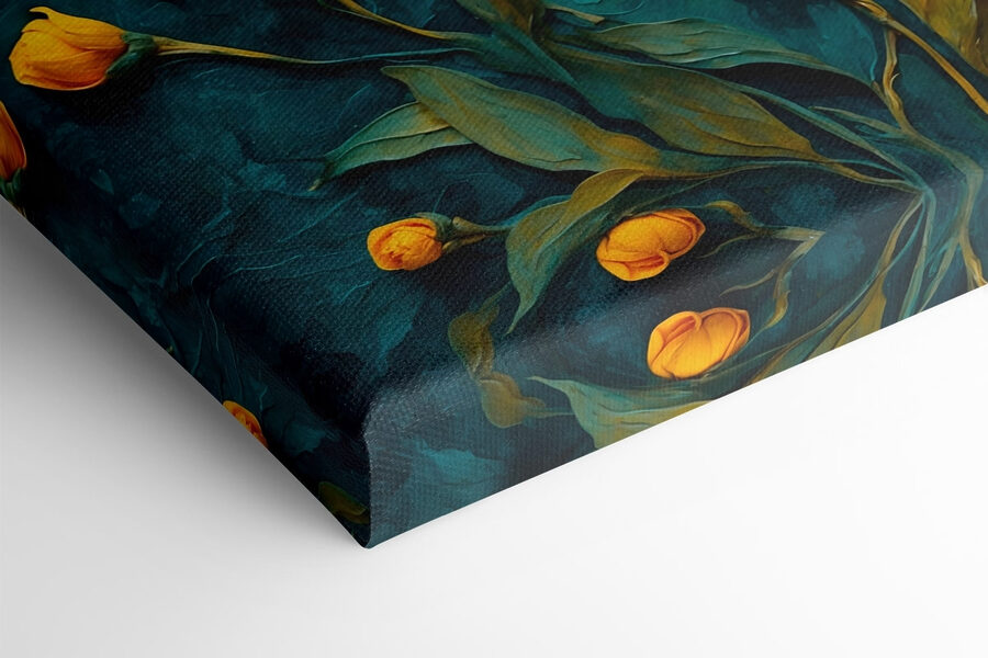 Schilderij van een bloem