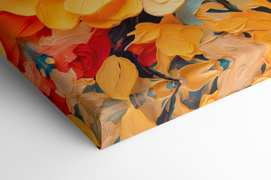 Schilderij van een bloem