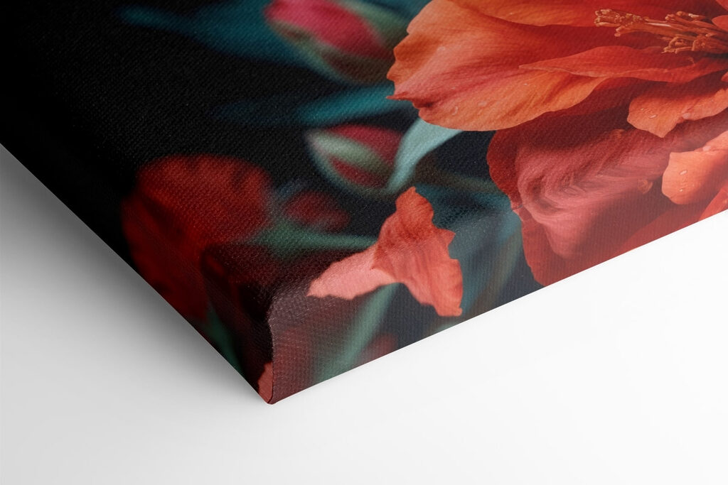 Group of red flowers