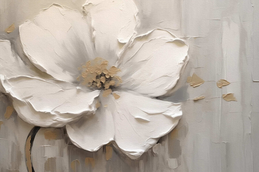 Delicate witte bloemen elegantie getoond