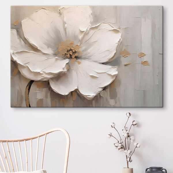 Delicate witte bloemen elegantie getoond Delicate witte bloemen elegantie getoond