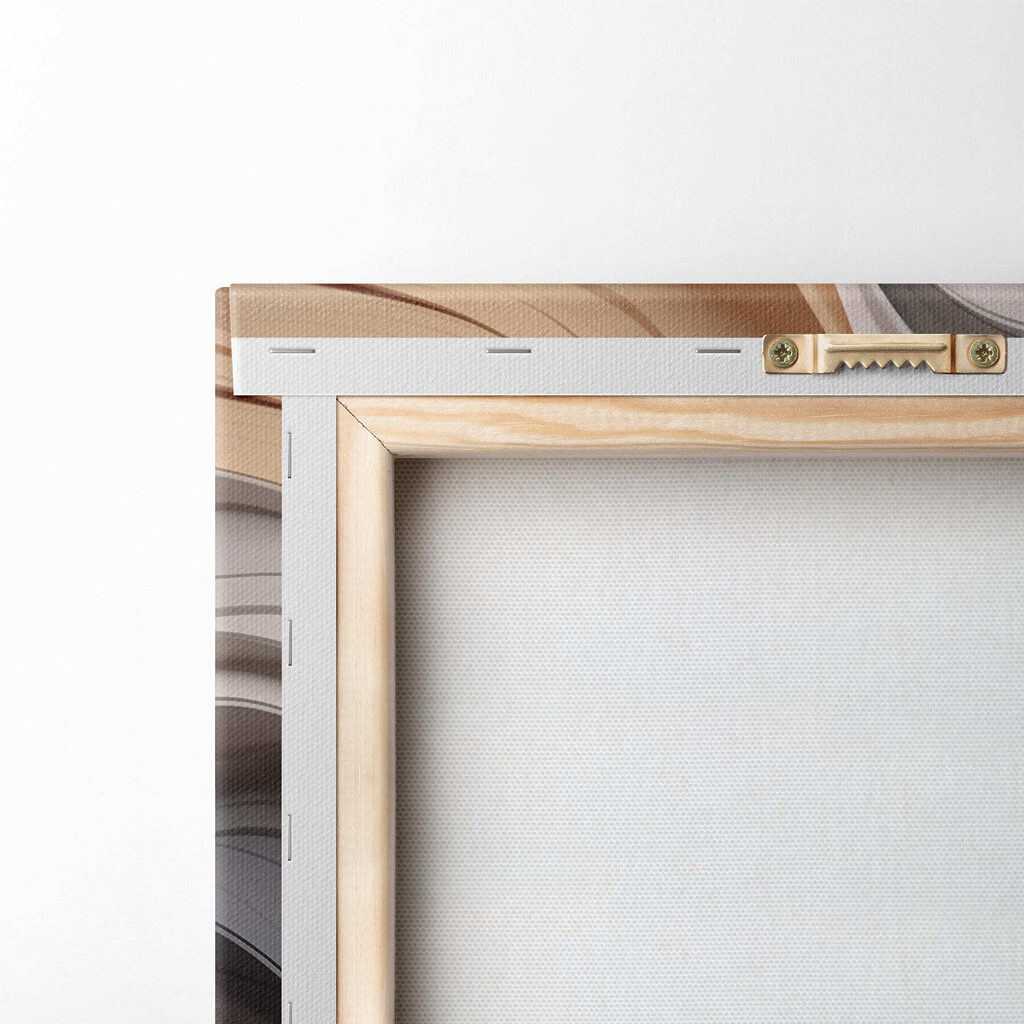 Soft curves in muted tones