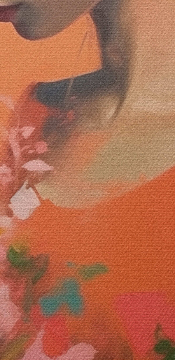 Vrouw met bloemen Vrouw met bloemen