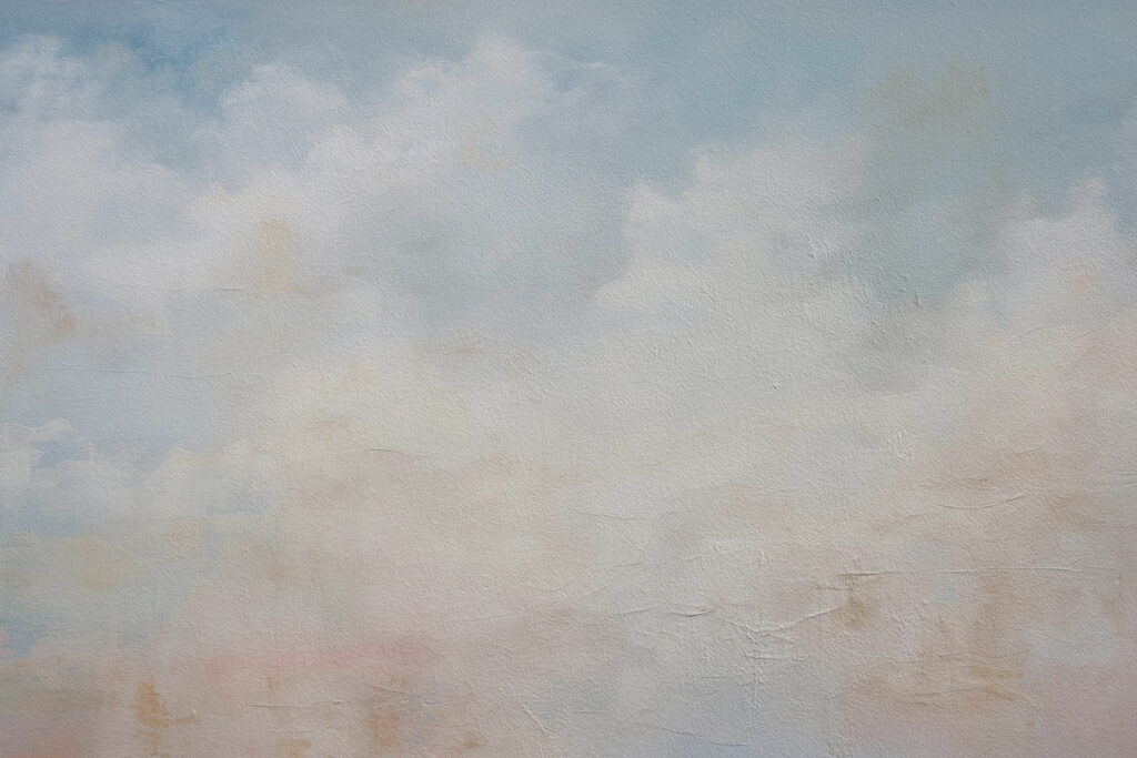 Blauwe lucht met wolken Blauwe lucht met wolken