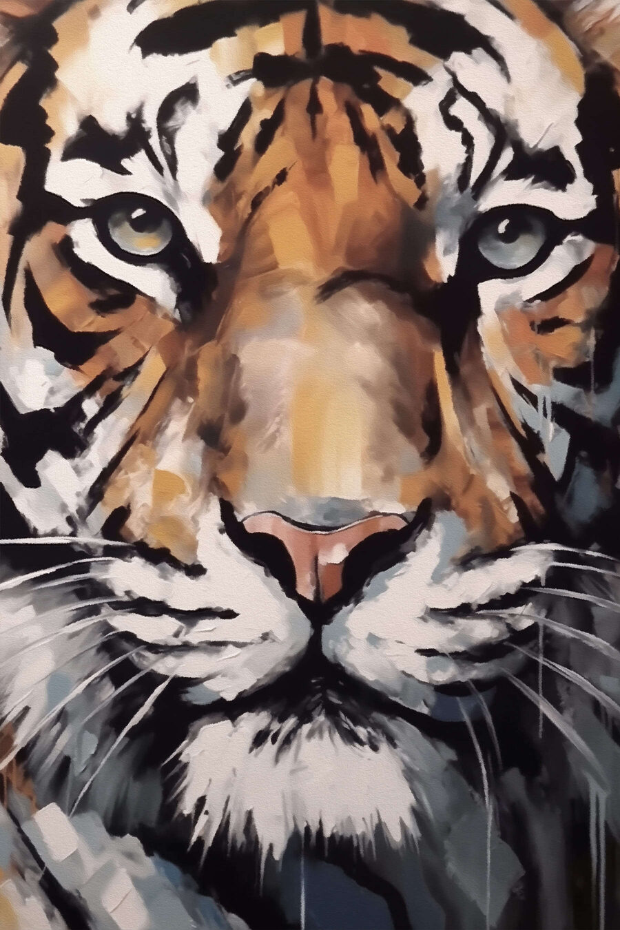 Schilderij van een tijger