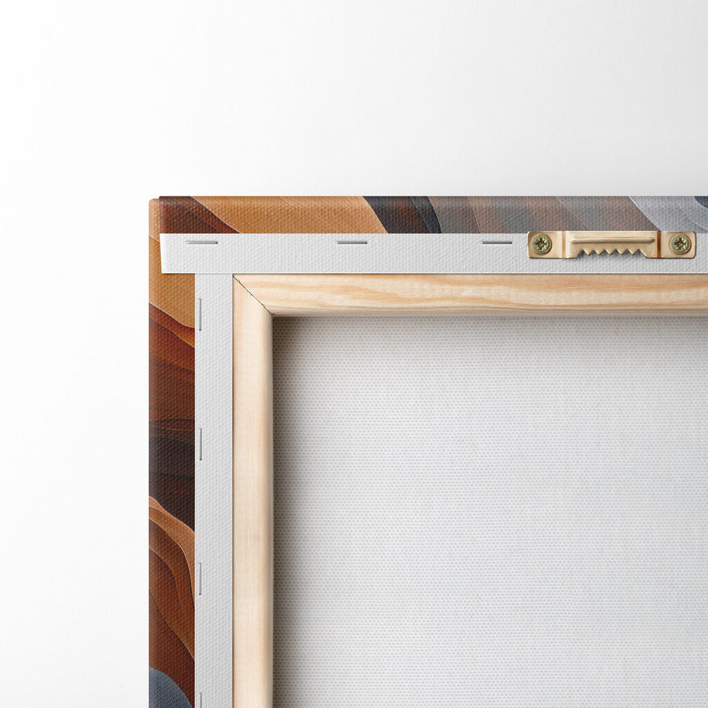 Flowing waves of color and texture