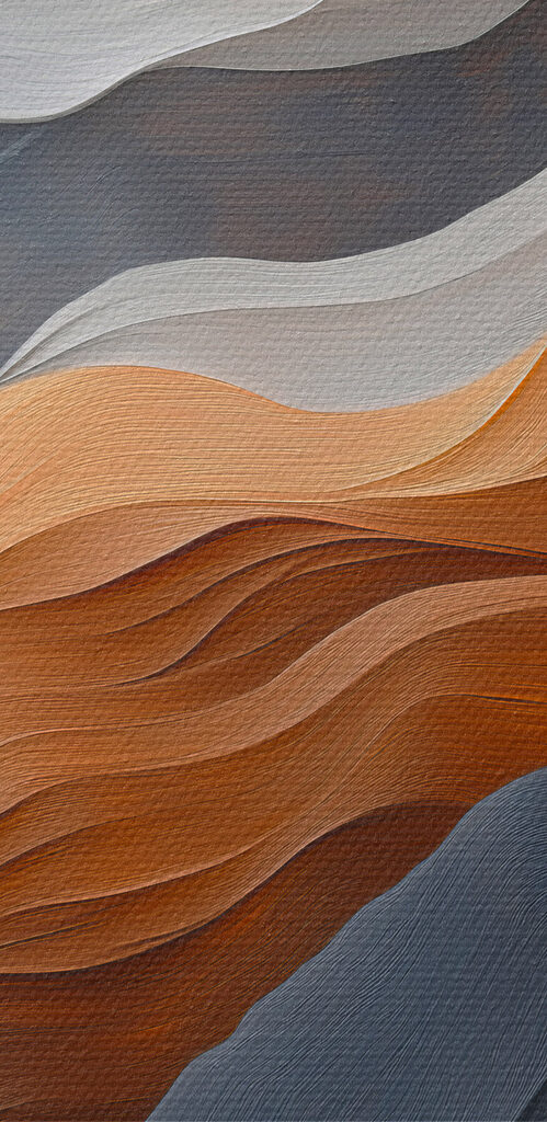 Flowing waves of color and texture