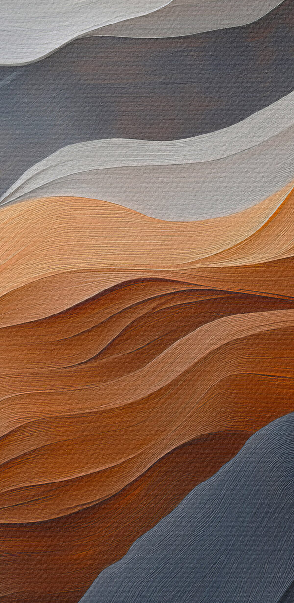 Vloeiende golven van kleur en textuur Vloeiende golven van kleur en textuur