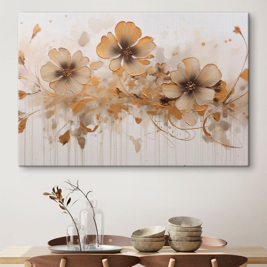 Florale elegantie in zachte tinten