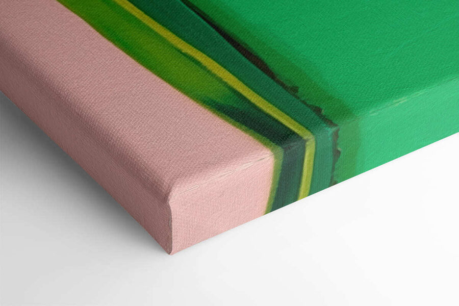 Groene papegaai met gele ogen