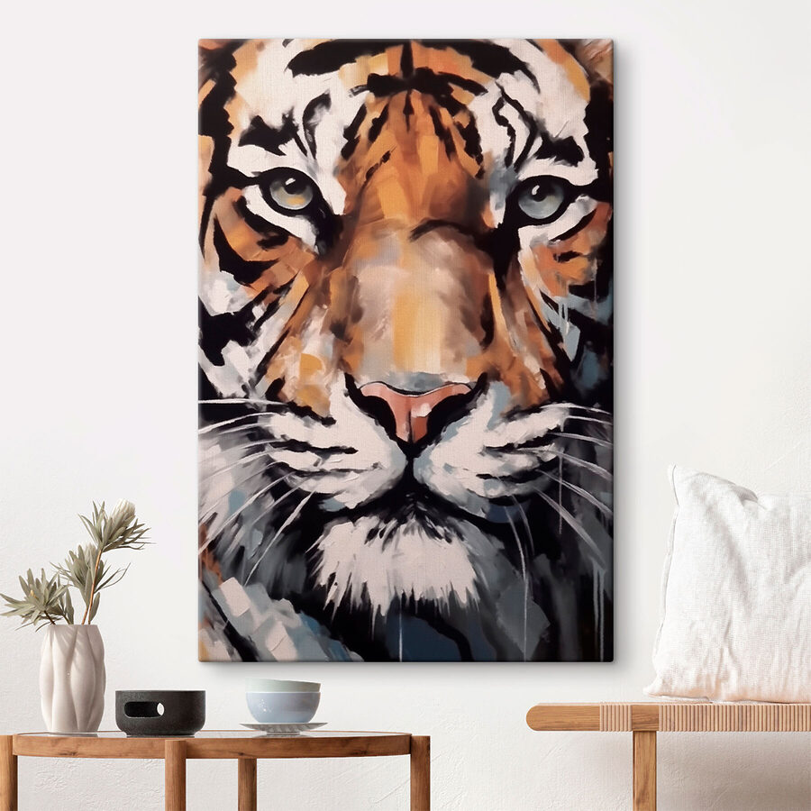 Schilderij van een tijger