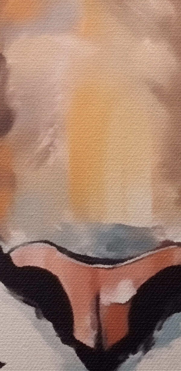 Schilderij van een tijger Schilderij van een tijger