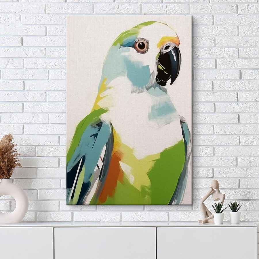 Kleurrijke vogel met zwarte snavel Kleurrijke vogel met zwarte snavel
